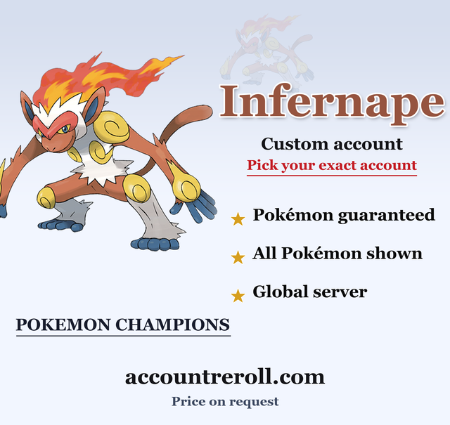 Infernape Pokemon Champions Custom Account