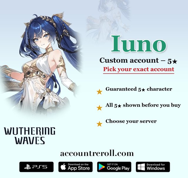 Iuno Wuthering Waves Custom Account