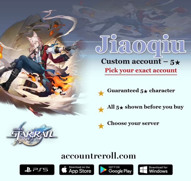 Jiaoqiu Honkai Star Rail Custom Account