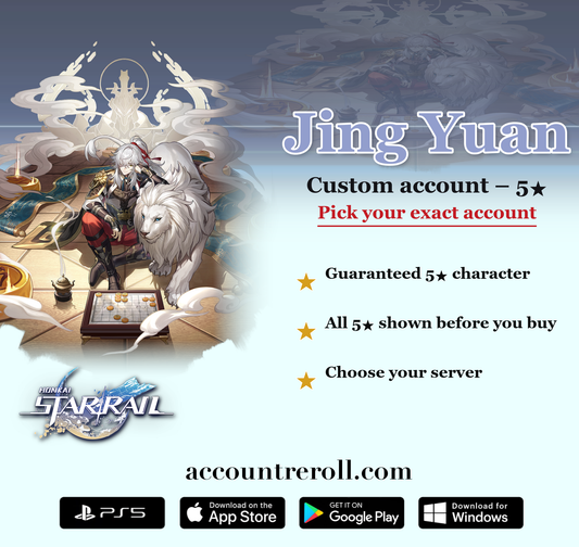 Jing Yuan Honkai Star Rail Custom Account
