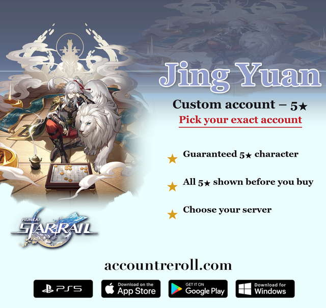 Jing Yuan Honkai Star Rail Custom Account
