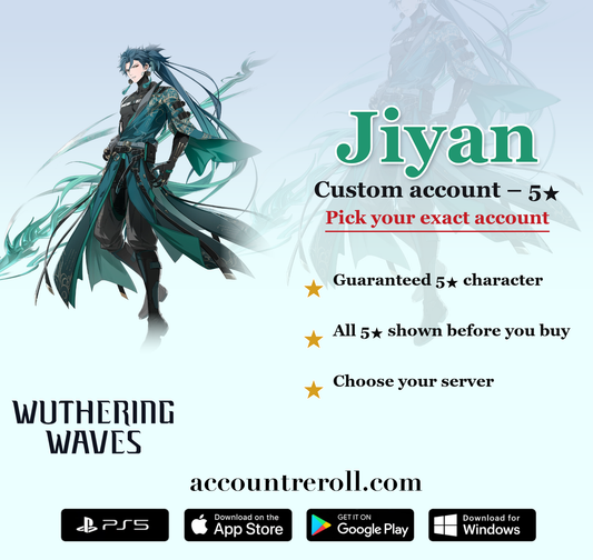Jiyan Wuthering Waves Custom Account