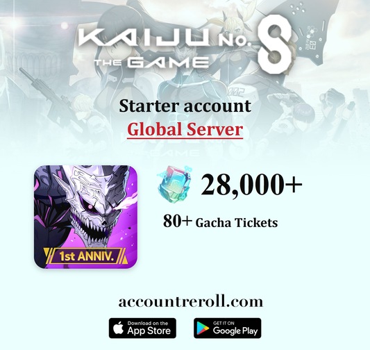 Kaiju No. 8 THE GAME Starter Account with Dimensional Crystals [Global]