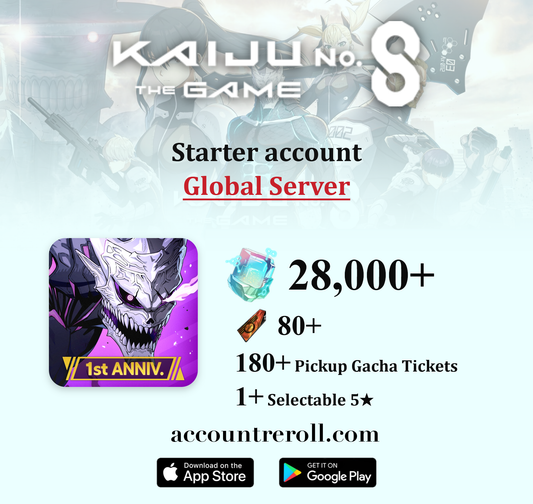 Kaiju No. 8 THE GAME Starter Account with Dimensional Crystals [Global]