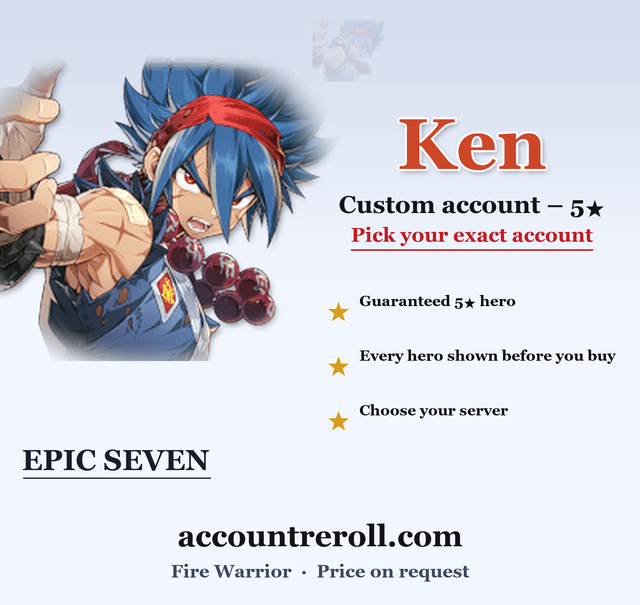 Ken Epic Seven Custom Account
