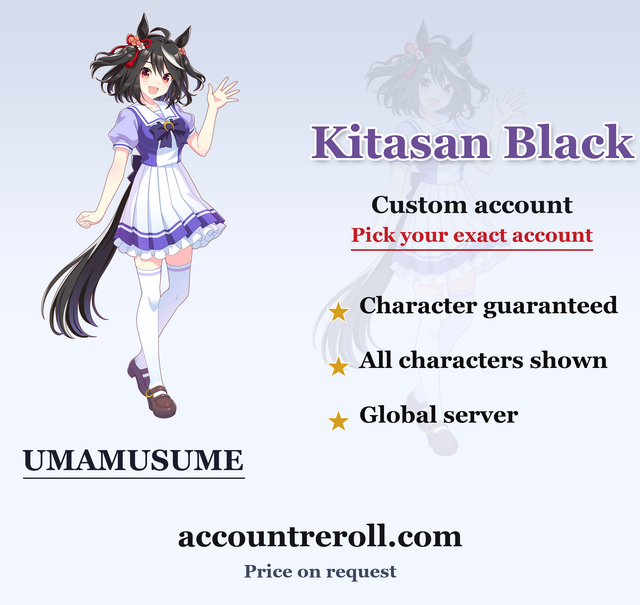Kitasan Black Umamusume Custom Account