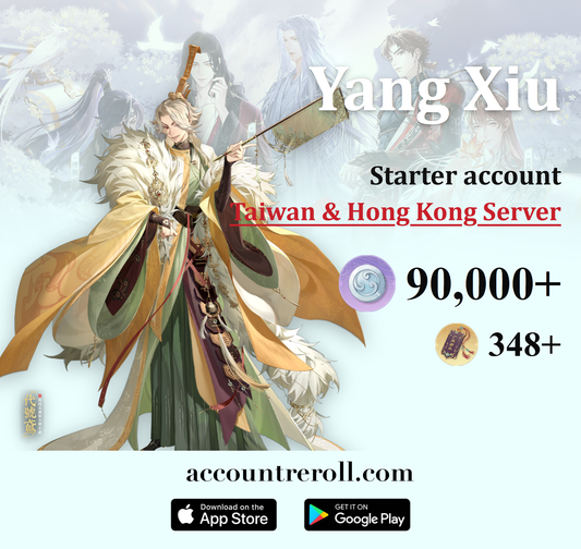 Yang Xiu Code Name: Kite Starter Account [Taiwan & Hong Kong]