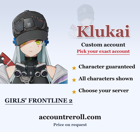 Klukai Girls' Frontline 2 Custom Account