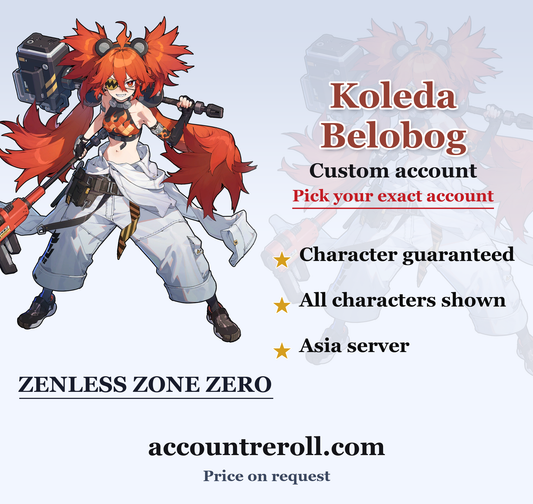 Koleda Belobog Zenless Zone Zero Custom Account