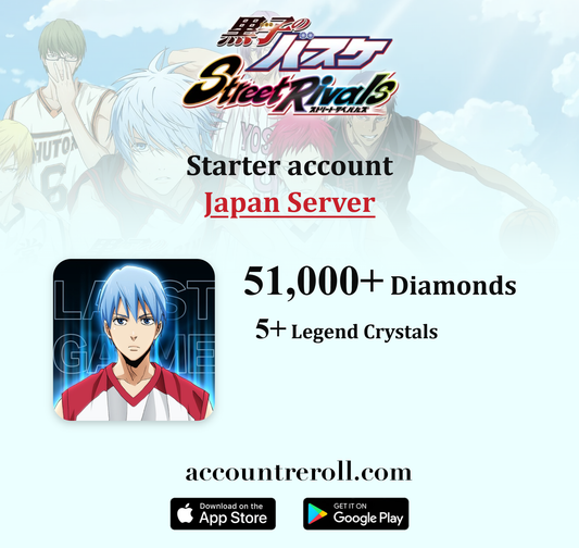 Kuroko's Basketball Street Rivals Starter Account with Diamonds [Japan]