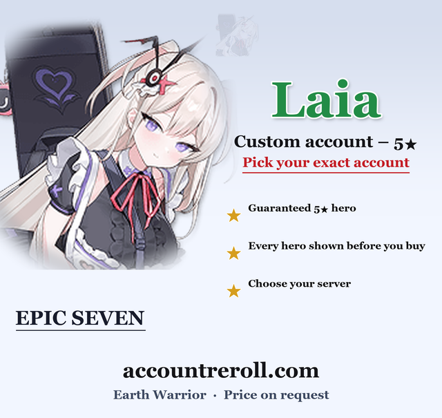 Laia Epic Seven Custom Account