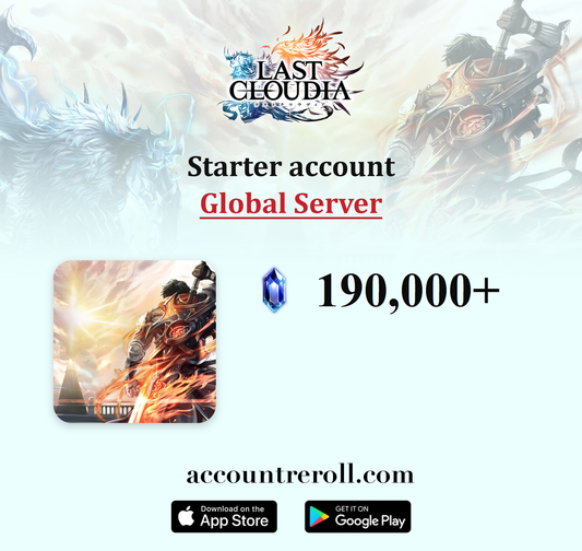 Last Cloudia Starter Account with Crystals [Global]
