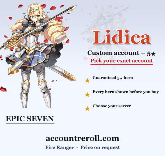 Lidica Epic Seven Custom Account