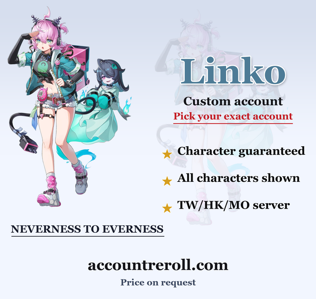 Linko Neverness to Everness Custom Account