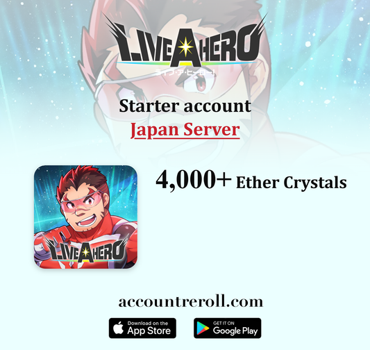 LIVE A HERO Starter Account [Japan]