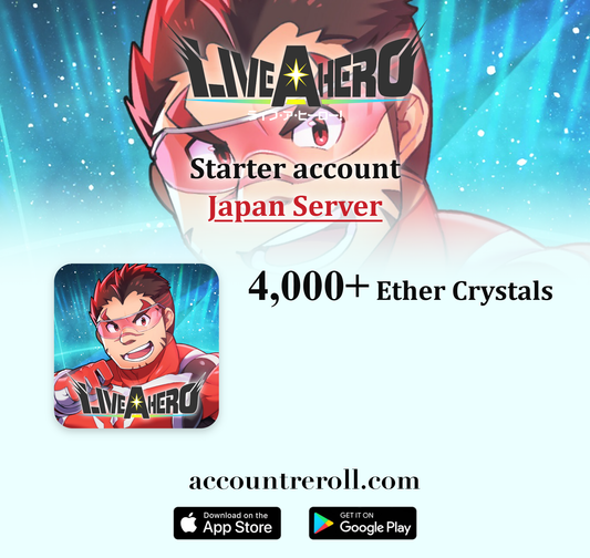 LIVE A HERO Starter Account [Japan]