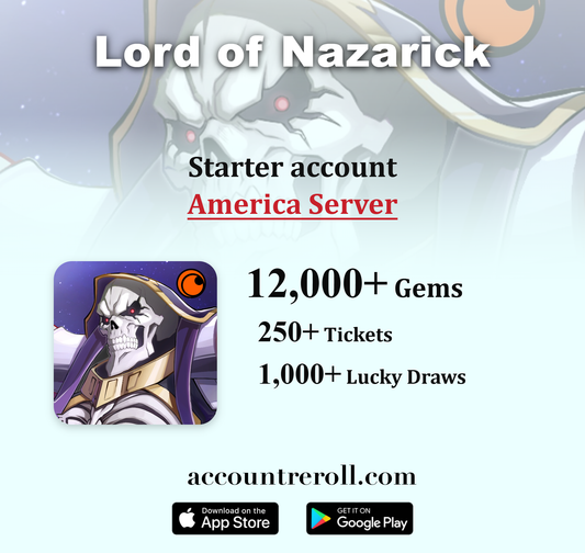 Lord of Nazarick Starter Account [America]