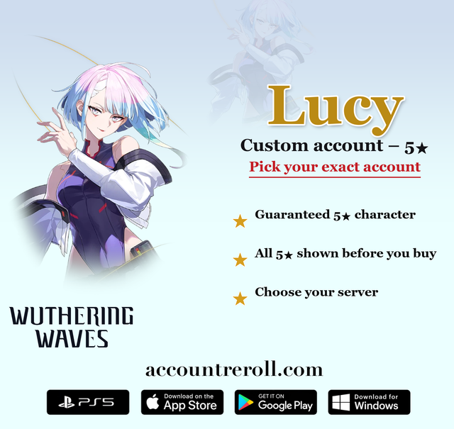 Lucy Wuthering Waves Custom Account