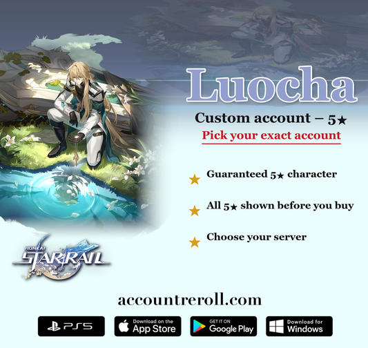 Luocha Honkai Star Rail Custom Account