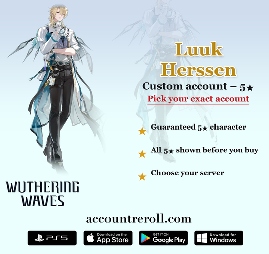 Luuk Herssen Wuthering Waves Custom Account
