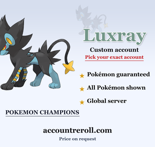 Luxray Pokemon Champions Custom Account