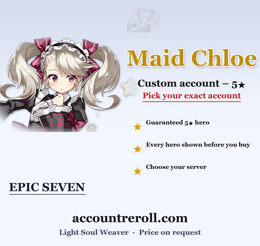Maid Chloe Epic Seven Custom Account