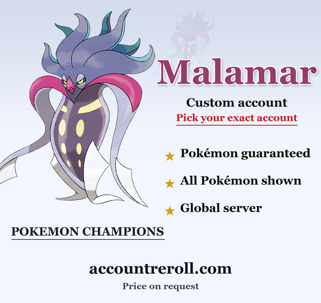 Malamar Pokemon Champions Custom Account
