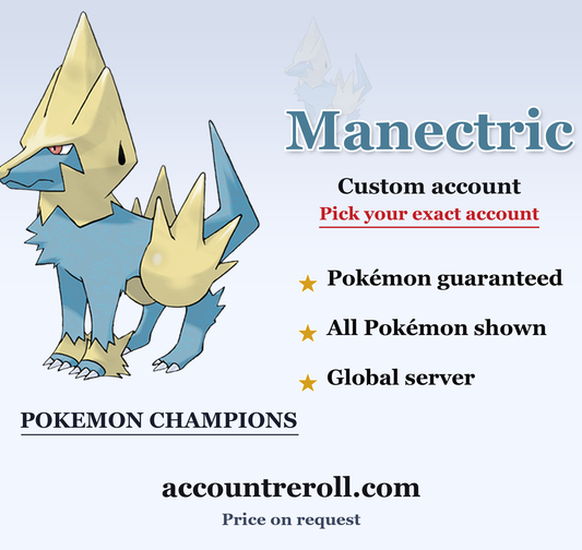 Manectric Pokemon Champions Custom Account