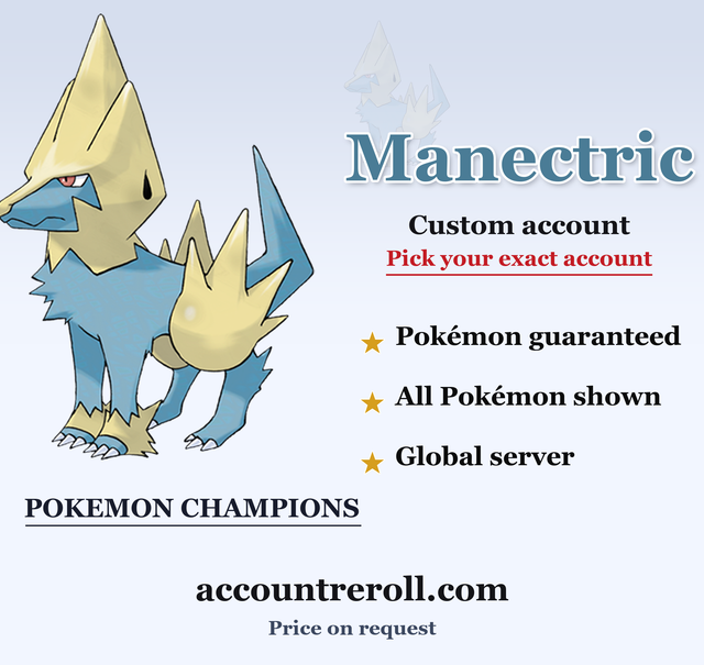 Manectric Pokemon Champions Custom Account