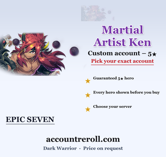 Martial Artist Ken Epic Seven Custom Account