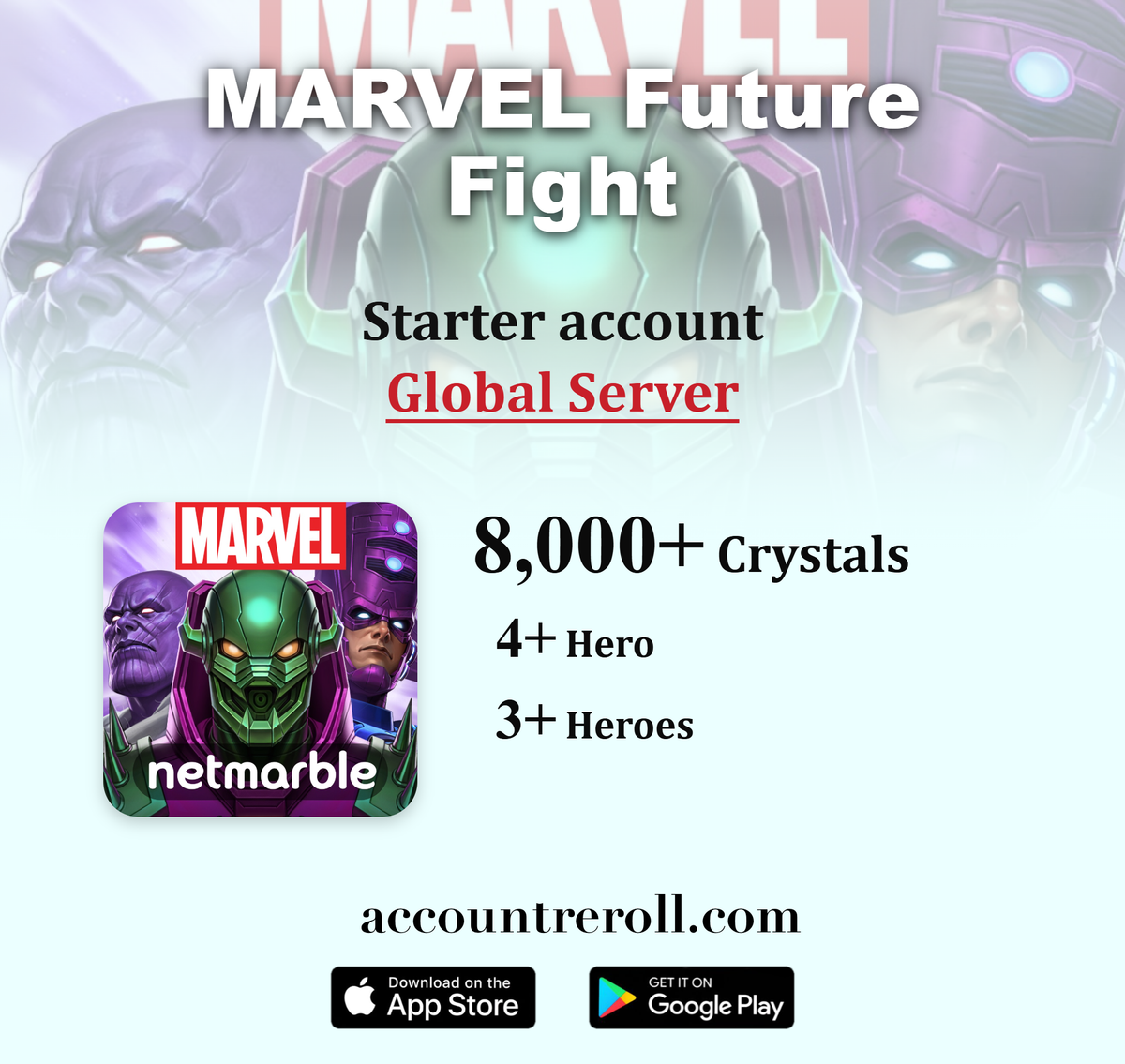 MARVEL Future Fight Starter Account [Global]