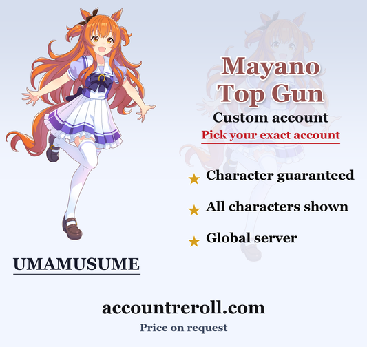 Mayano Top Gun Umamusume Custom Account