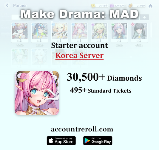 Make Drama: MAD Starter Account with Victoria [Korea]