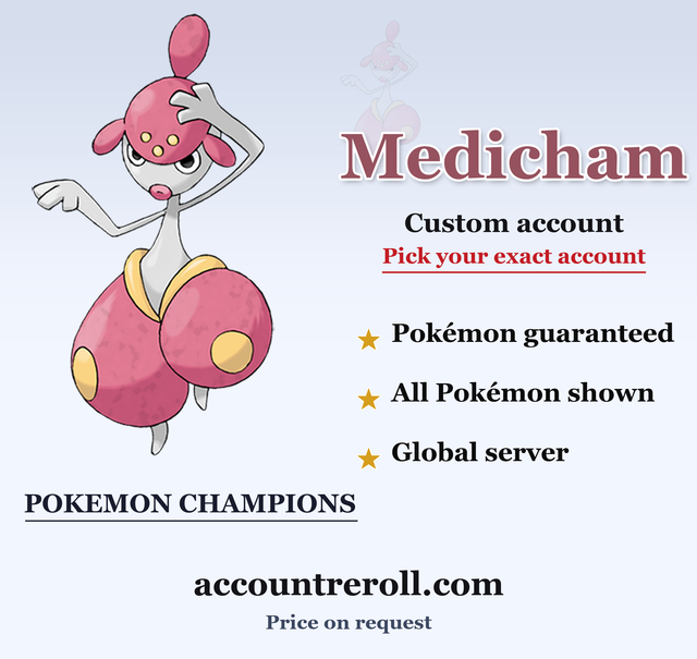 Medicham Pokemon Champions Custom Account
