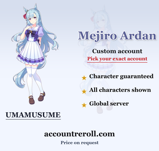 Mejiro Ardan Umamusume Custom Account