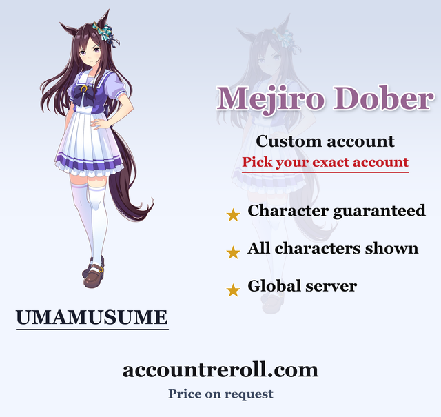 Mejiro Dober Umamusume Custom Account