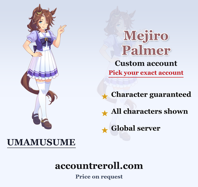 Mejiro Palmer Umamusume Custom Account
