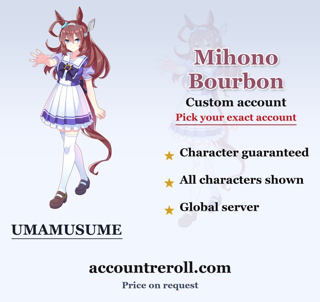 Mihono Bourbon Umamusume Custom Account