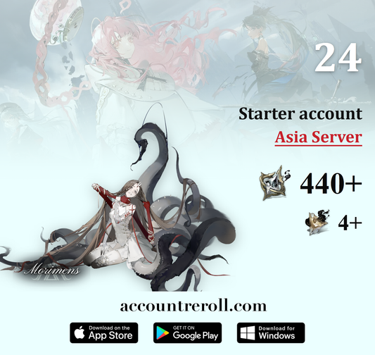 24 Morimens Starter Account [Asia]
