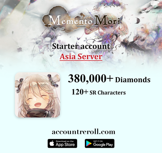 MEMENTO MORI Starter Account with Diamonds [Asia]