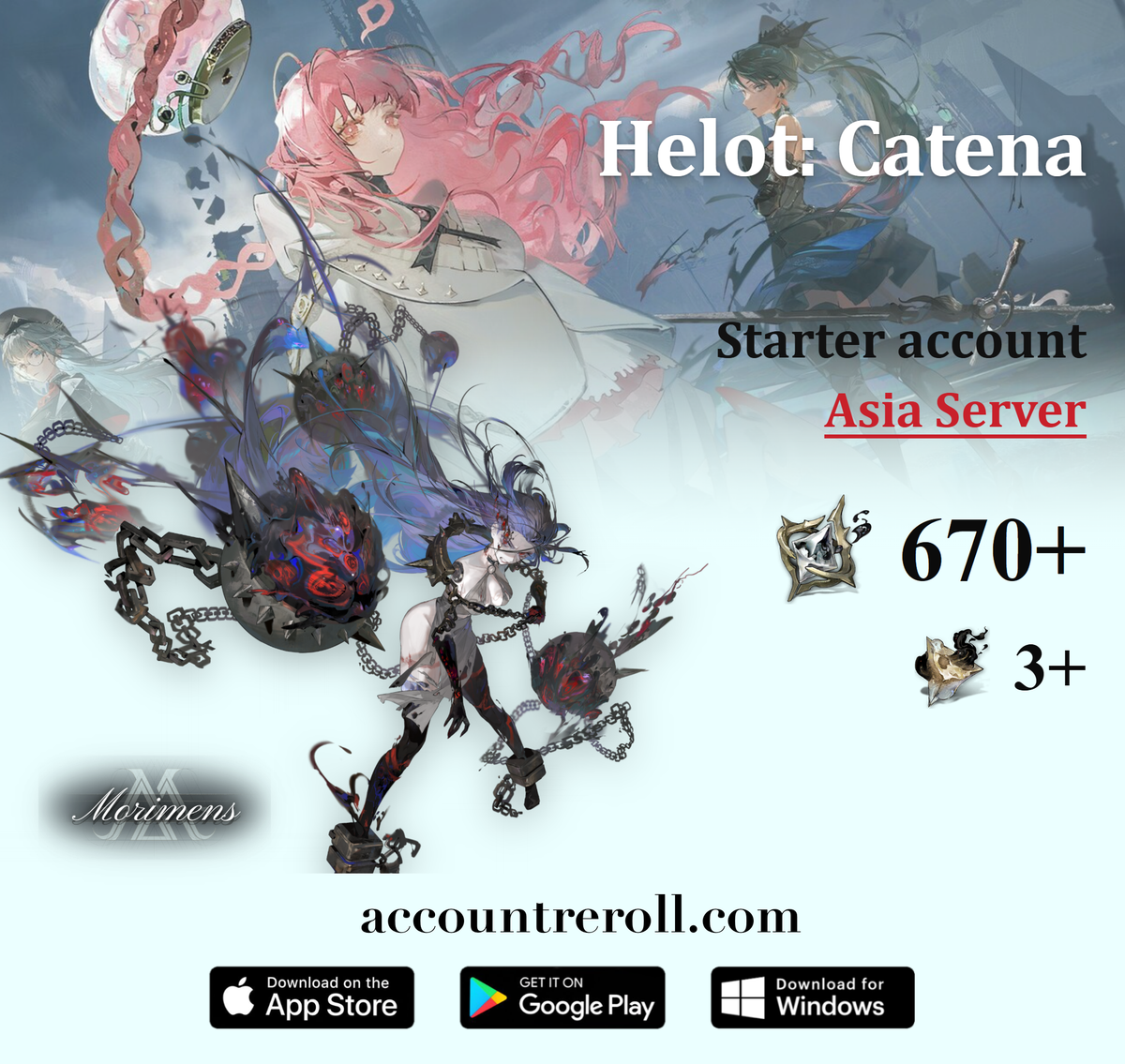 Helot: Catena Morimens Starter Account [Asia]