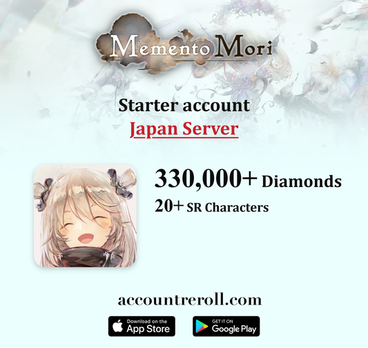 MEMENTO MORI Starter Account with Diamonds [Japan]