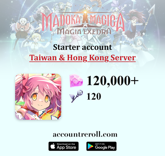 Madoka Magica Magia Exedra Starter Account with 5★ Characters [Taiwan & Hong Kong]