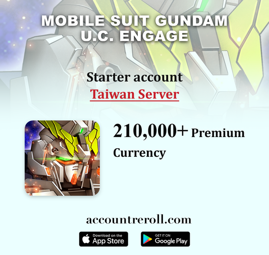 MOBILE SUIT GUNDAM U.C. ENGAGE Starter Account with UR [Taiwan]