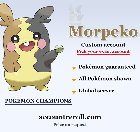 Morpeko Pokemon Champions Custom Account