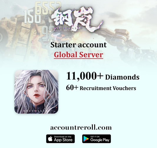 Mecharashi Starter Account with Diamonds [Global]
