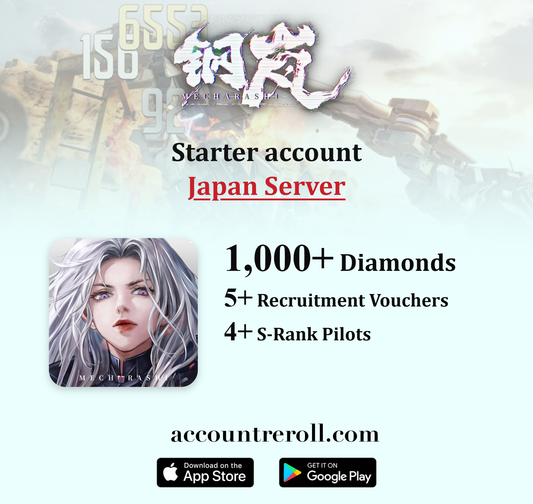 Mecharashi Starter Account with S-Rank Pilots [Japan]