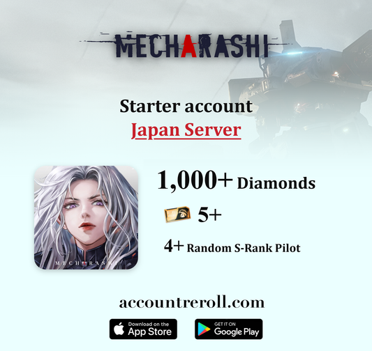 Mecharashi Starter Account with S-Rank Pilots [Japan]