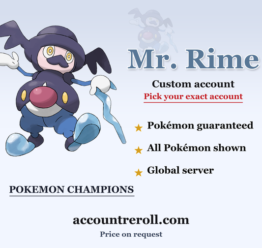 Mr. Rime Pokemon Champions Custom Account