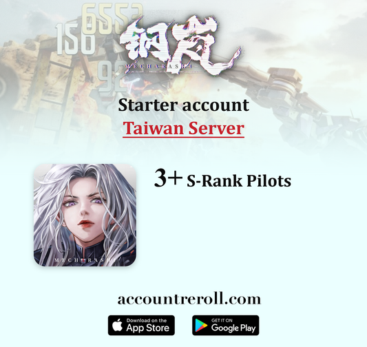 Mecharashi Starter Account with S-Rank Pilots [Taiwan]